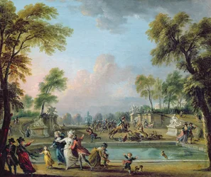 La charge du prince de Lambesc (1751-1825) dans les jardins des Tuileries, 12 juillet 1789